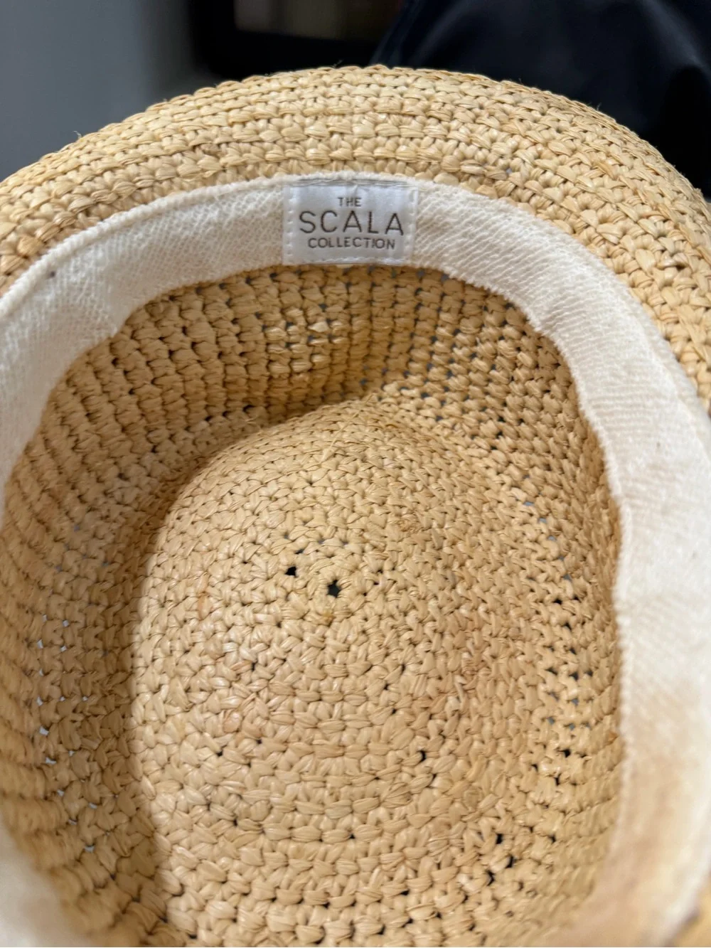 The Scala Collection Woven Straw Sun Hat - Natural Straw